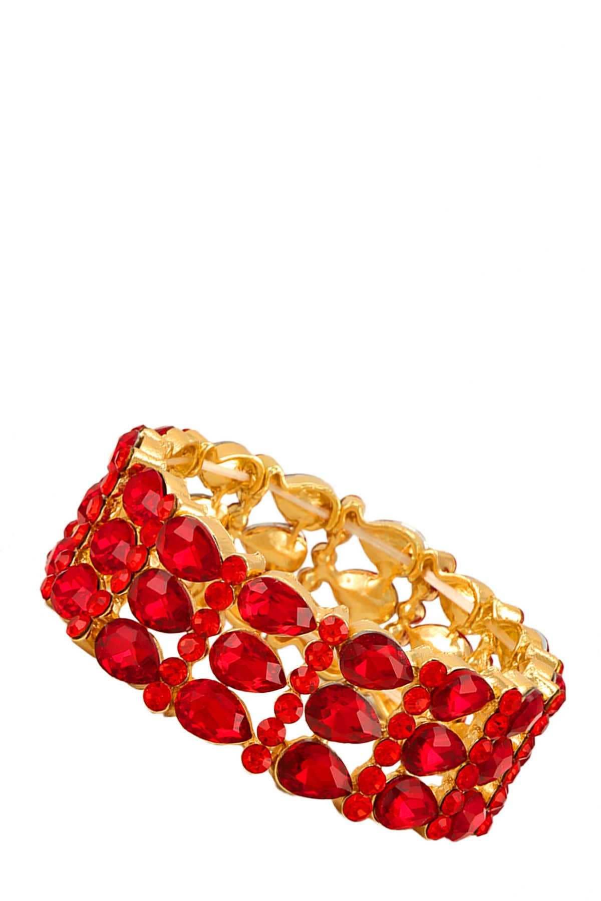 CRYSTAL STATEMENT STRETCHABLE BRACELET FB1146-