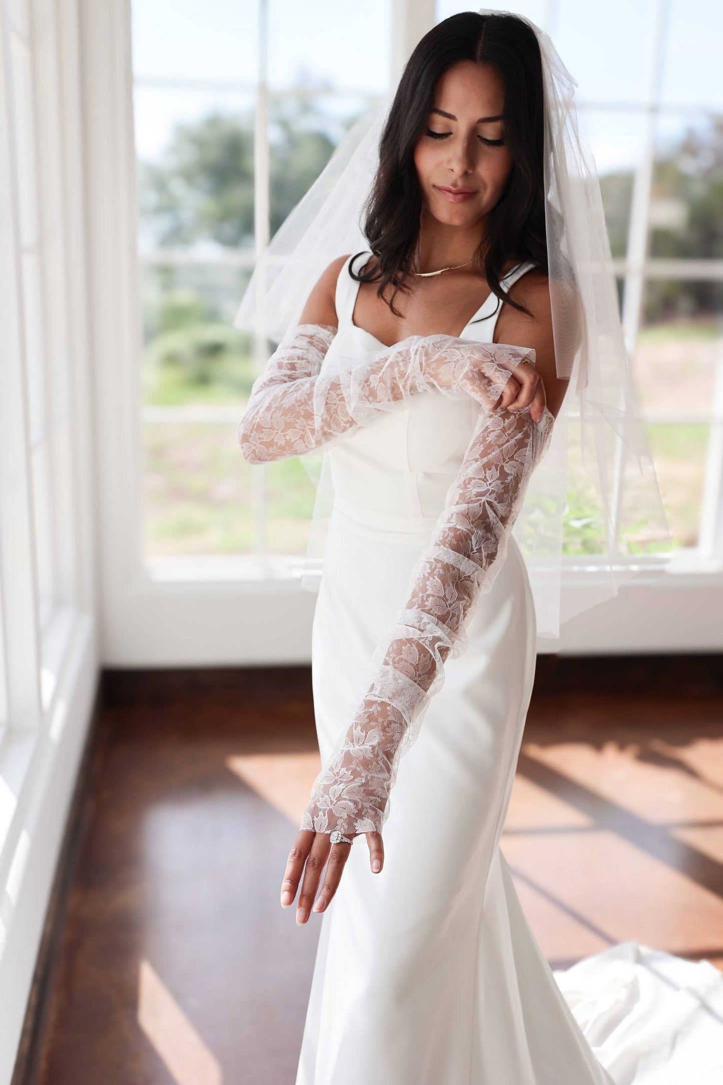 Lennox Lace Wedding Sleeves