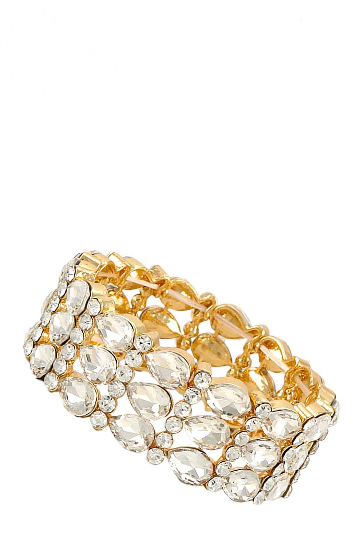 CRYSTAL STATEMENT STRETCHABLE BRACELET FB1146-