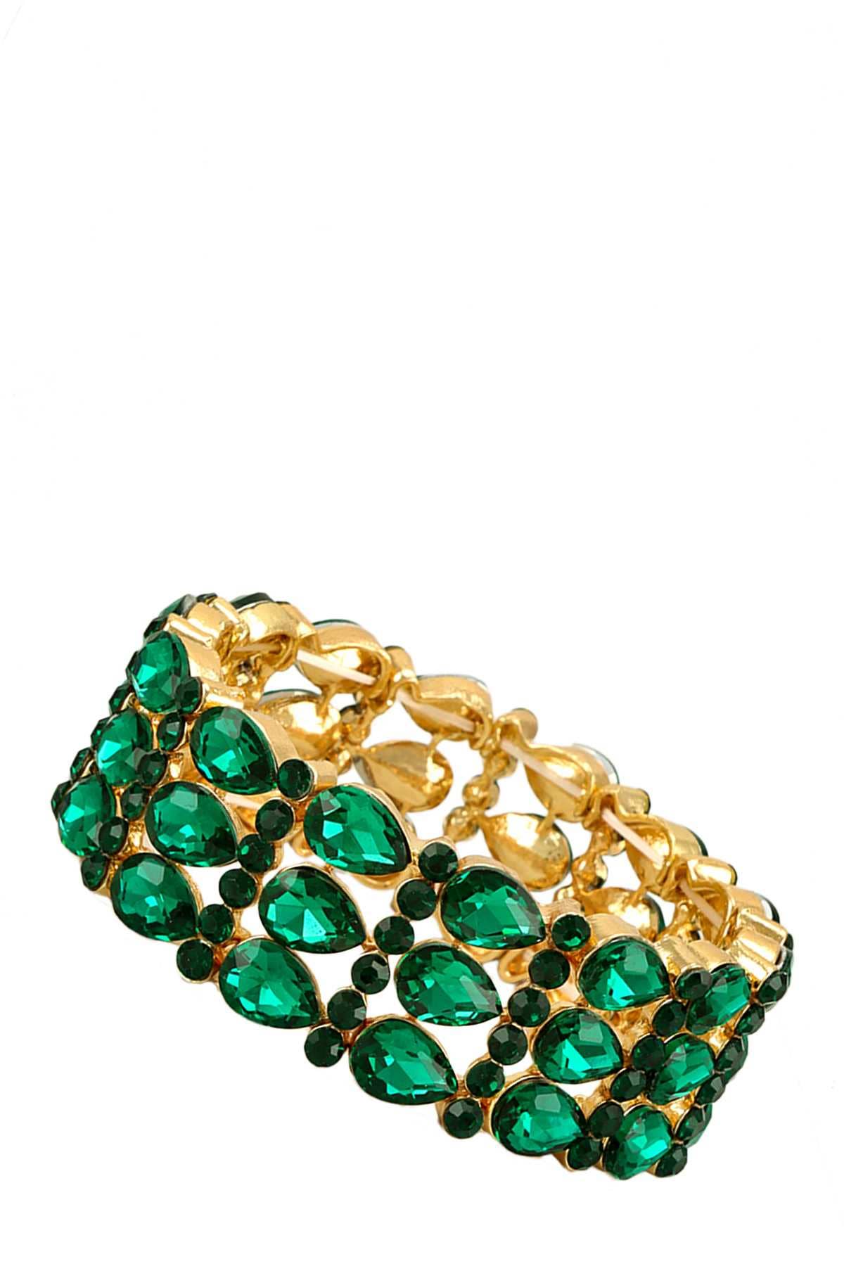 CRYSTAL STATEMENT STRETCHABLE BRACELET FB1146-
