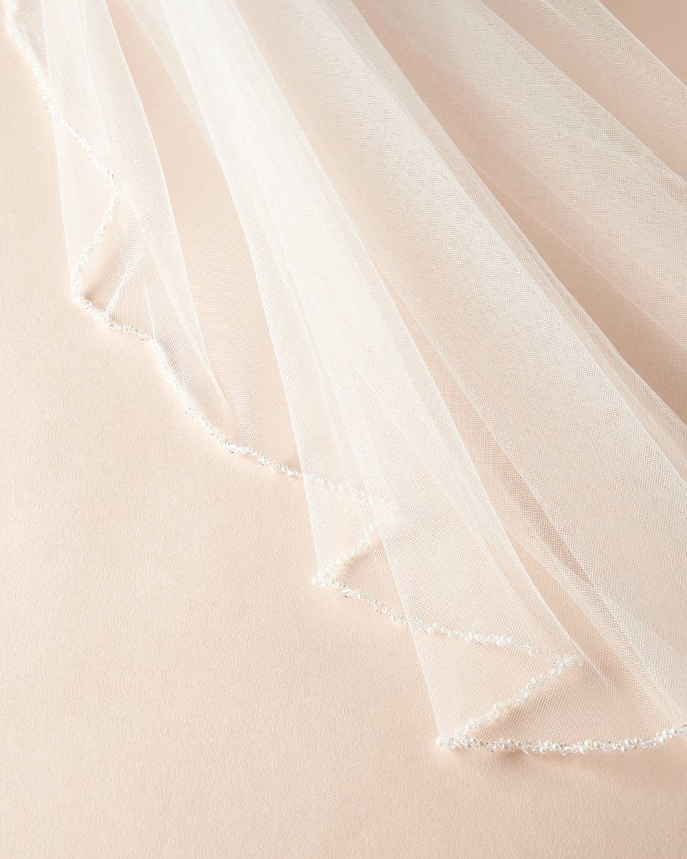 Kylie Crystal & Pearl Beaded Veil