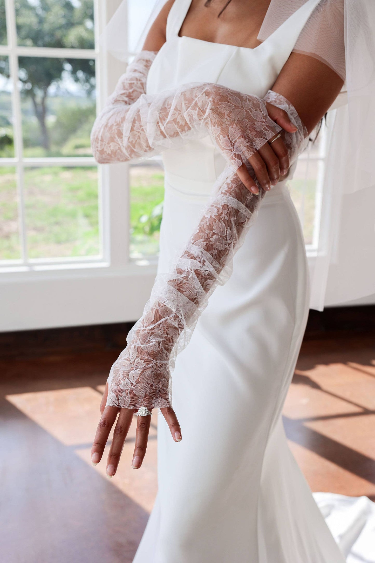 Lennox Lace Wedding Sleeves