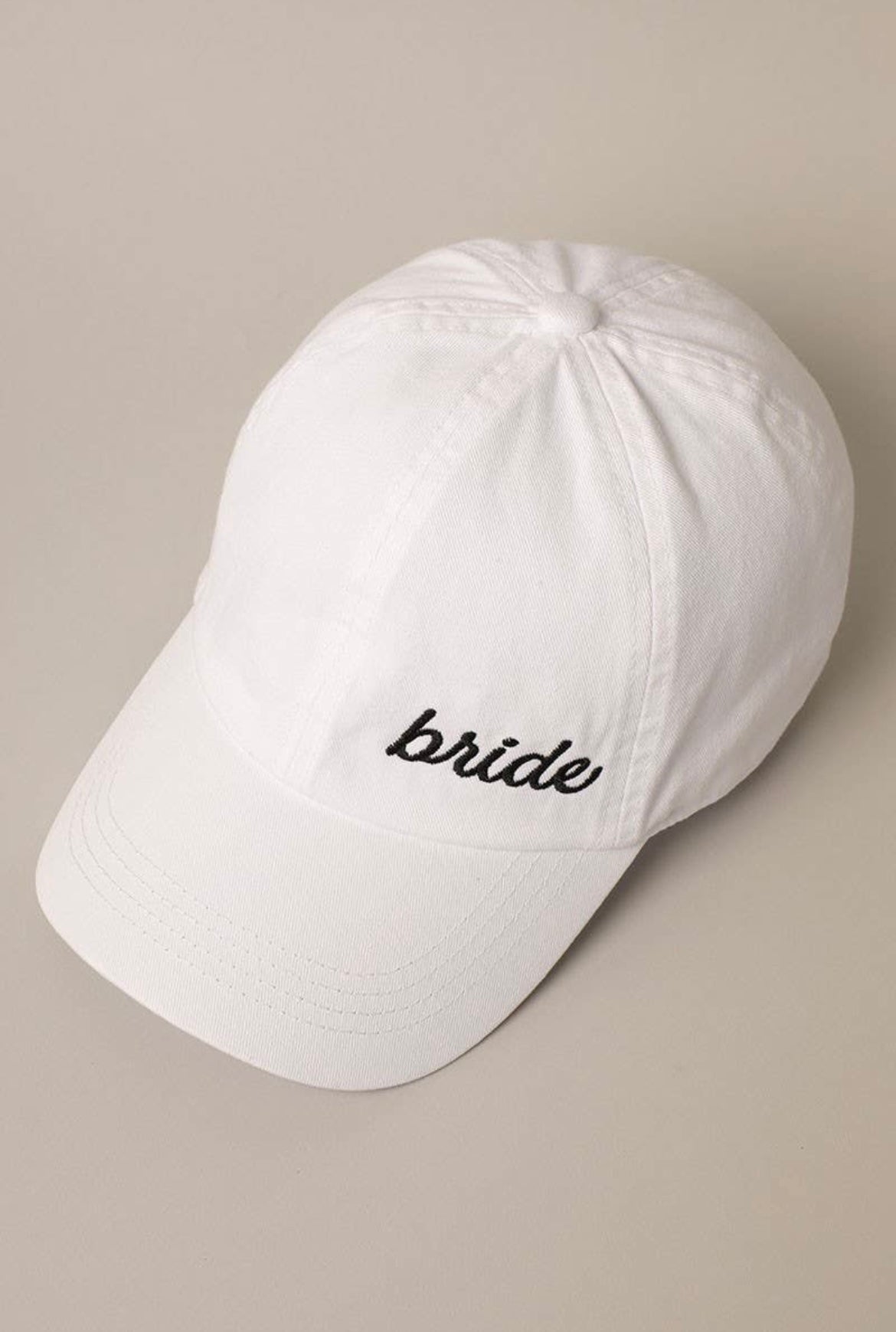 Bride Embroidered Baseball Cap