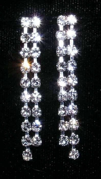 #14176 - Straight 2 Row Dangle Earring