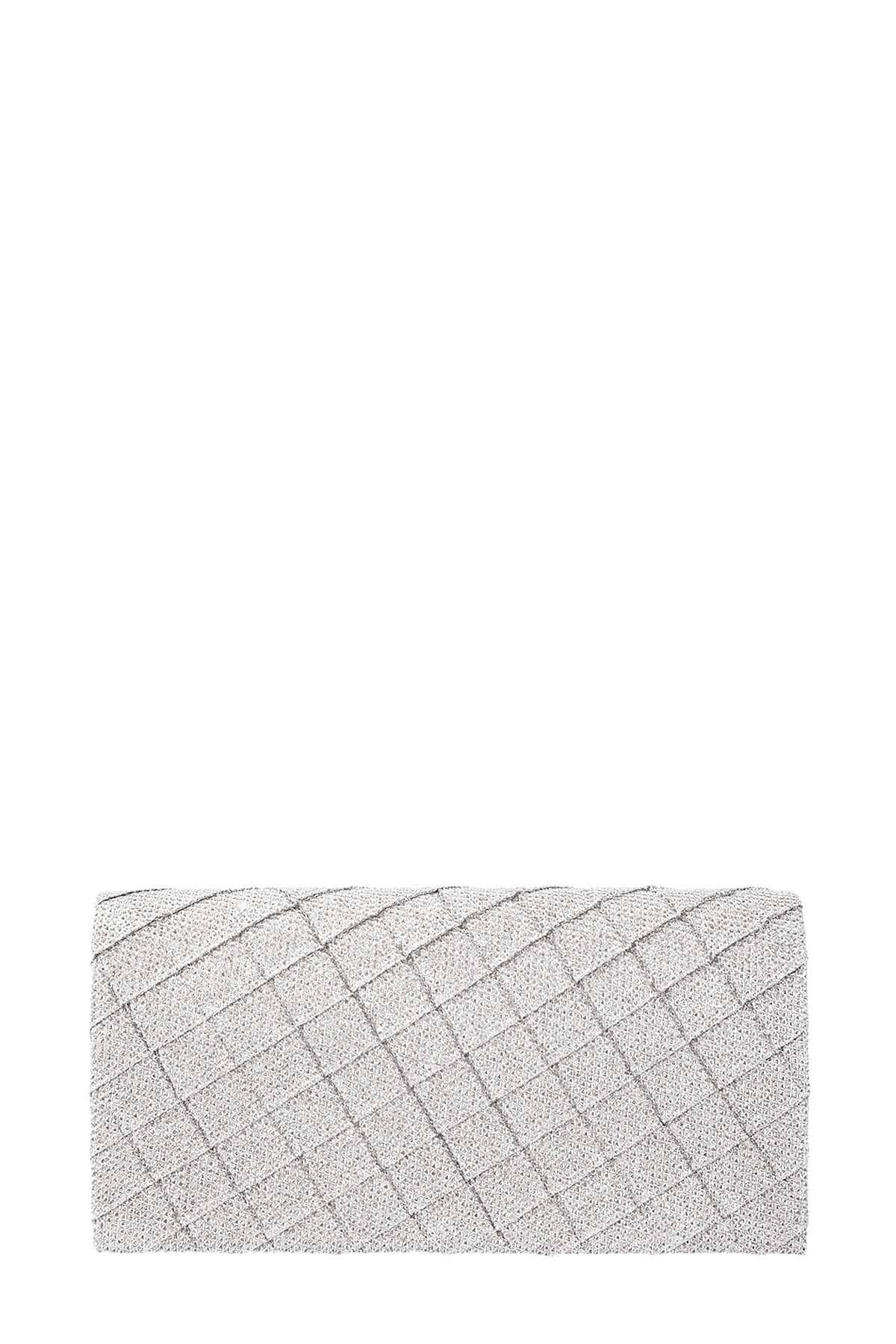GLITTER QUILTED CLUTCH BAG LA6183