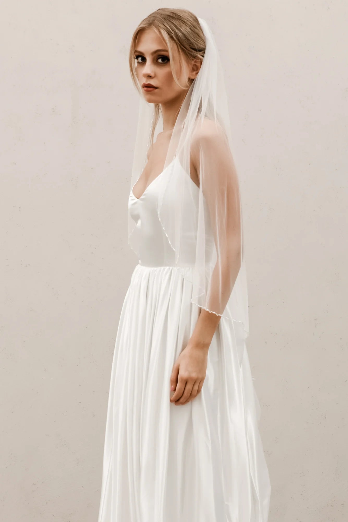 Beaded Edge Veil