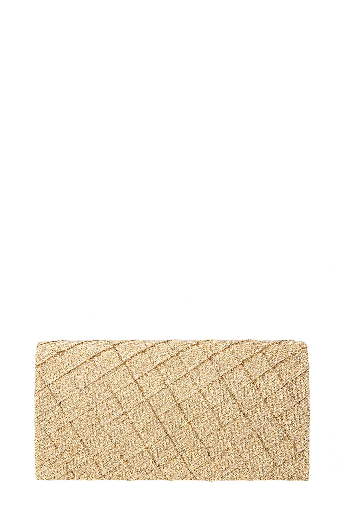 GLITTER QUILTED CLUTCH BAG LA6183