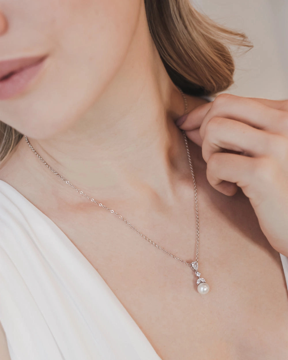 Kelsey Pearl Drop Earring Set