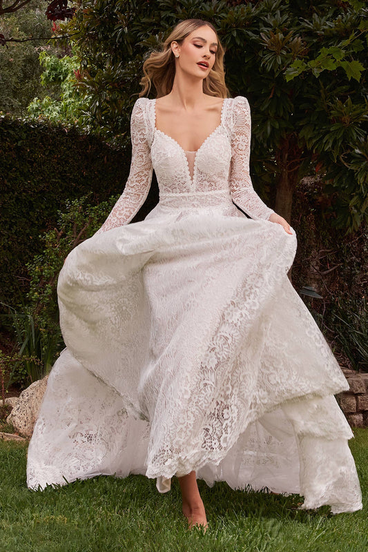 LACE A-LINE DRESS & REMOVABLE JACKET