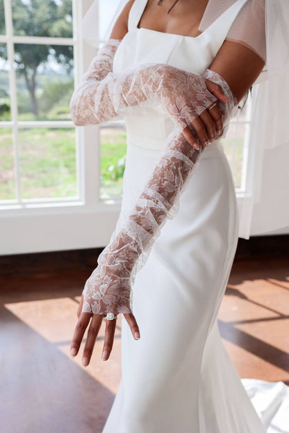 Lennox Lace Wedding Sleeves