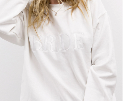 Bride Embroidered Sweatshirt