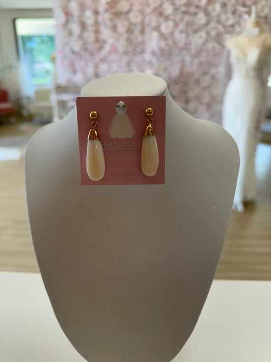 Teardrop Shell Earrings