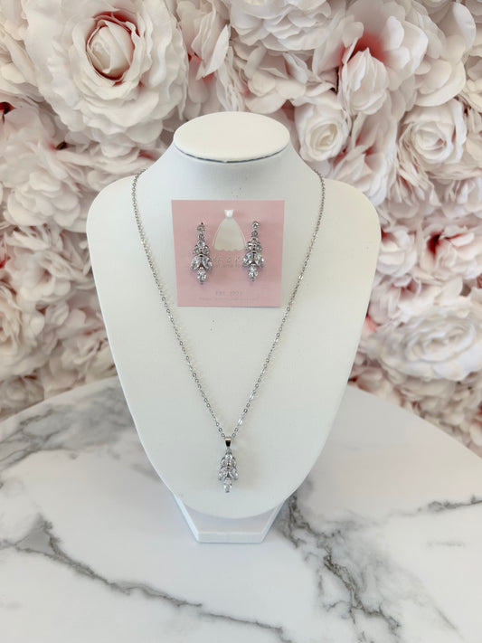 Drop Necklace & Earring Set