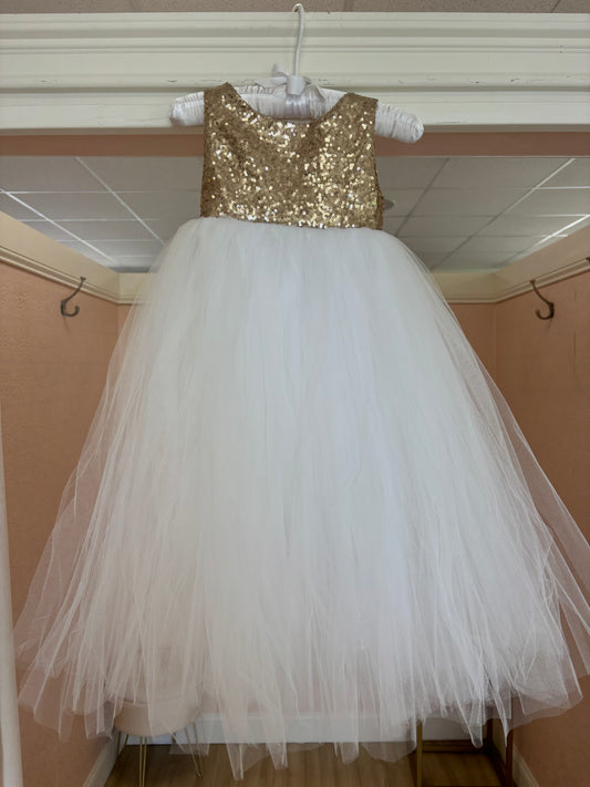 Sleeveless Tutu Dress with Sequins and Tulle