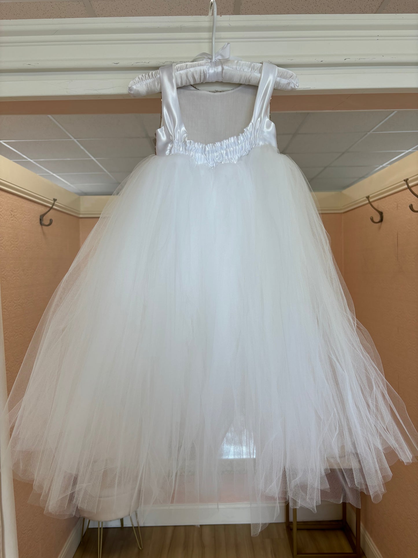 Sleeveless Tutu Dress with Sequins and Tulle
