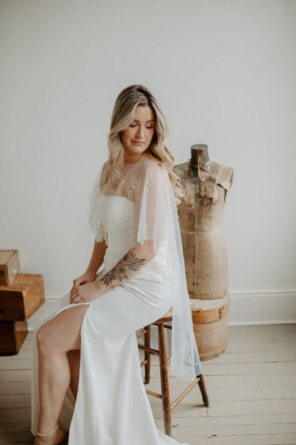 Beaded Pearl Cape