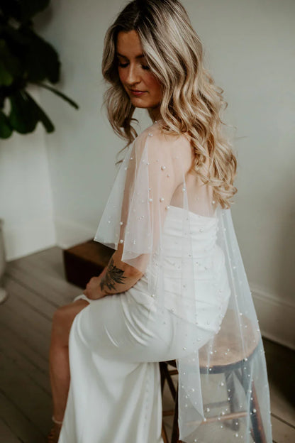 Beaded Pearl Cape