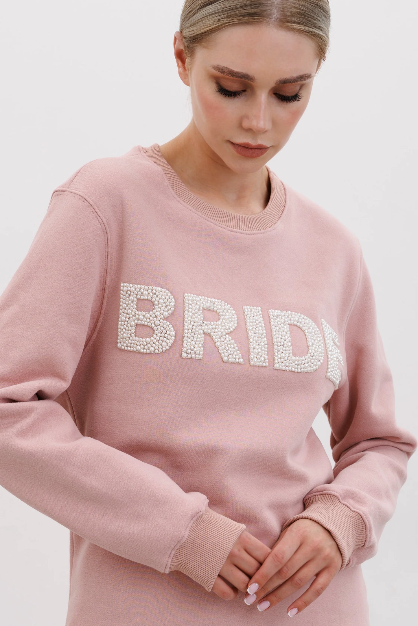Pearl BRIDE Letter Sweatshirt