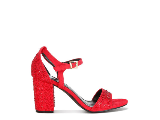 Navoli Rhinestones Embellished Sandals